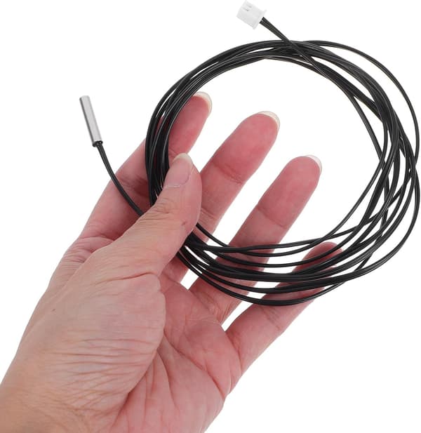 5 st termistor temperatursensor sond 2M kabel Ntc 1% noggrannhet vattentät temperatur digital sond