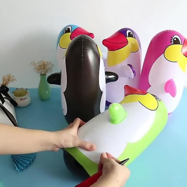 2 størrelser oppblåsbar pingvin strand basseng flyte svømmebasseng Party leke gave-h-yuhao L