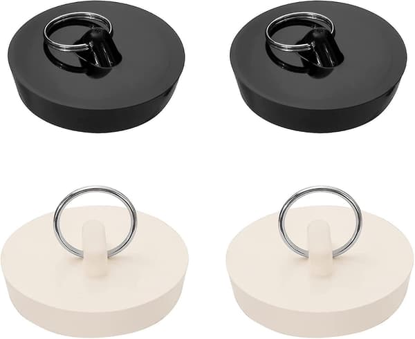 Köksvaskplugg, Köksvaskplugg 23,6 till 25,6 mm, 4-pack (4 st)