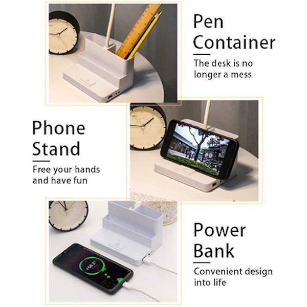 Läslampa Uppladdningsbar Ögonskydd Smart Hem Usb
