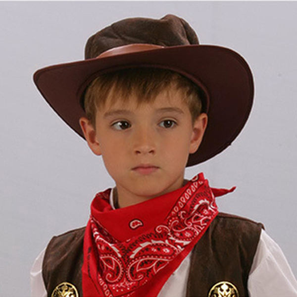 Guttekostyme Cowboysett Rollespill Chaps Antrekk Hatt L