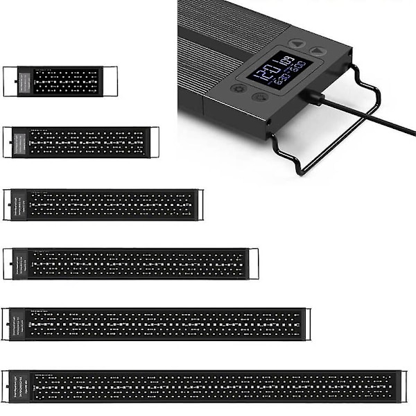 36-48 tommer Vandtæt Timer Dimmer Programmerbar LED Akvarium