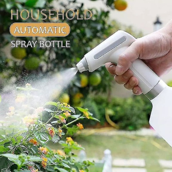 Automatisk sprøyteflaske for planter, USB-oppladbar vannsprøyter for husholdningen