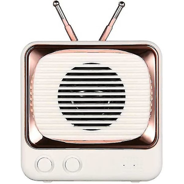 Retro Bluetooth-högtalare, Vintage Bärbar Bluetooth-högtalare Bärbar FM-radio Minihögtalare