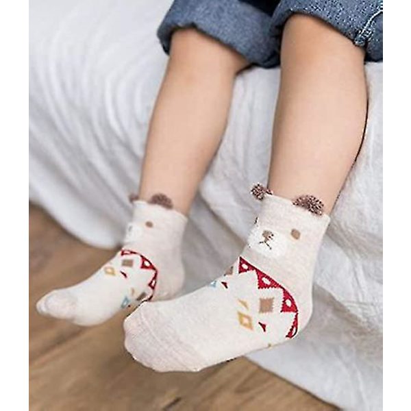 Babystrumpor i bomull, 4-pack i presentask