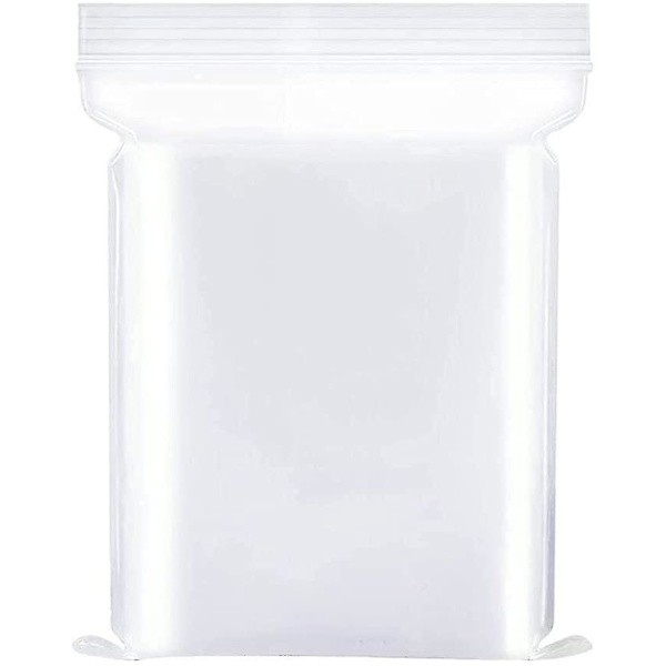 Gjenlukkbare klare plastposer 100 stk 30x40cm Oppbevaring
