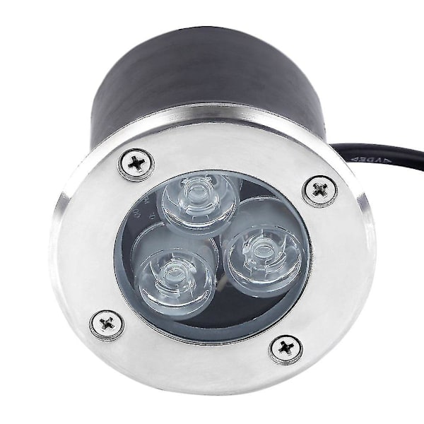 3W LED Vattentät Utomhus Markbelysning Landskapsbelysning DC 12V