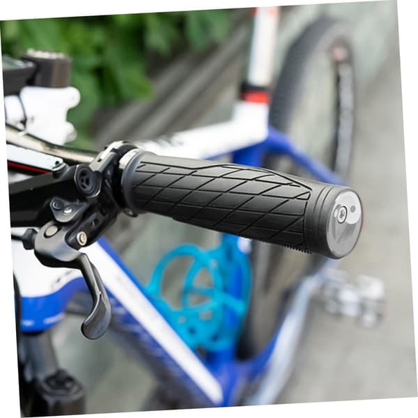 Aluminiumslegering Cykelstyr Endepropper Kapsler Titanium Farve Cykelstyr Greb Dele