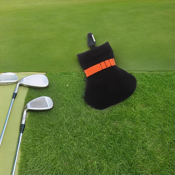 Golf Tee Opbevaringsboks Pose Snøre til Golfbold Nøglering Organizer Holder