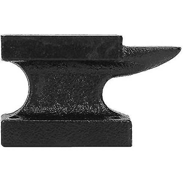 Bærbar Ambolt Solid og Slitesterk Mini Støpejerns Ambolt Smed Ambolt Stabil Benk (svart) (1 stk)