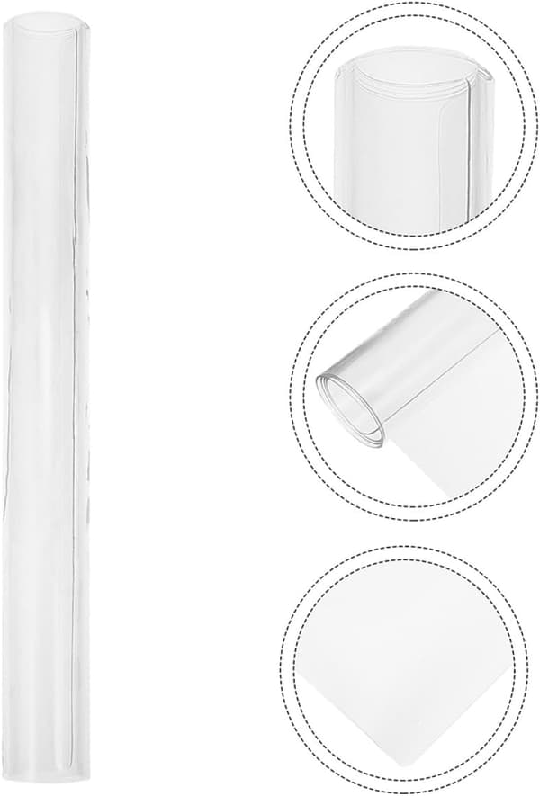 PVC Golvmatta 40x60cm Vattentät Skrivbordsstol Mattskydd för Hårdträ- och Heltäckningsmattor