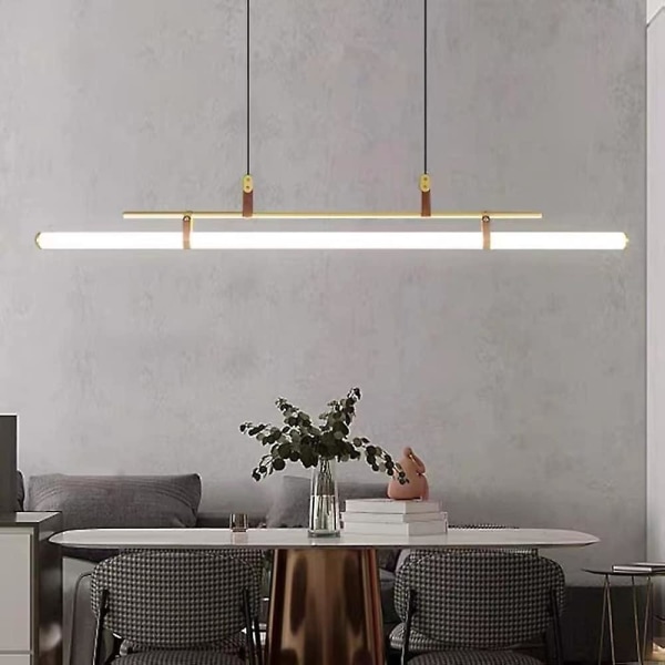 80cm LED Pendellampe Moderne Linjedesign Justerbar