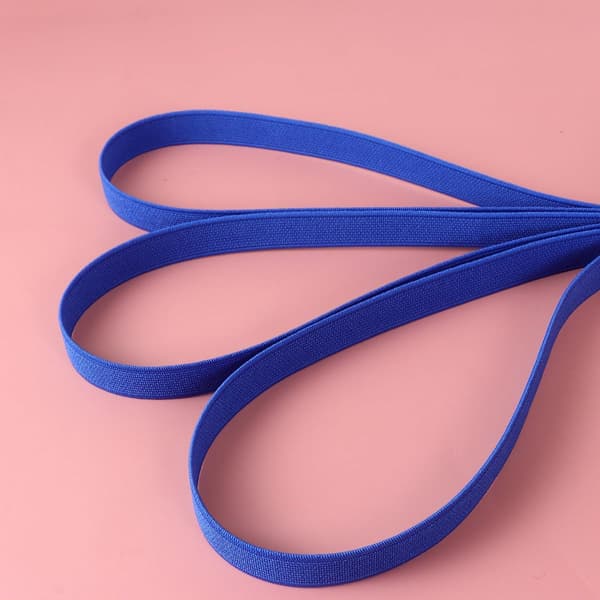 Fortykket blått elastisk bånd til sko, 16m DIY elastisk stropp laget av polyestergarn