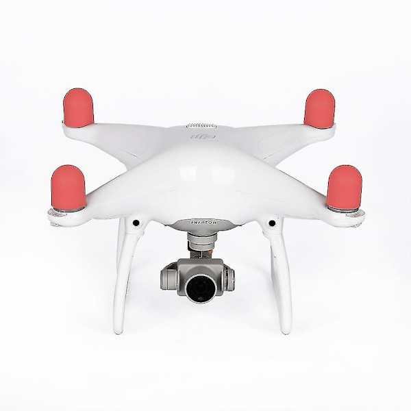 4 st Röda Silikonmotoröverdrag för DJI Phantom 2