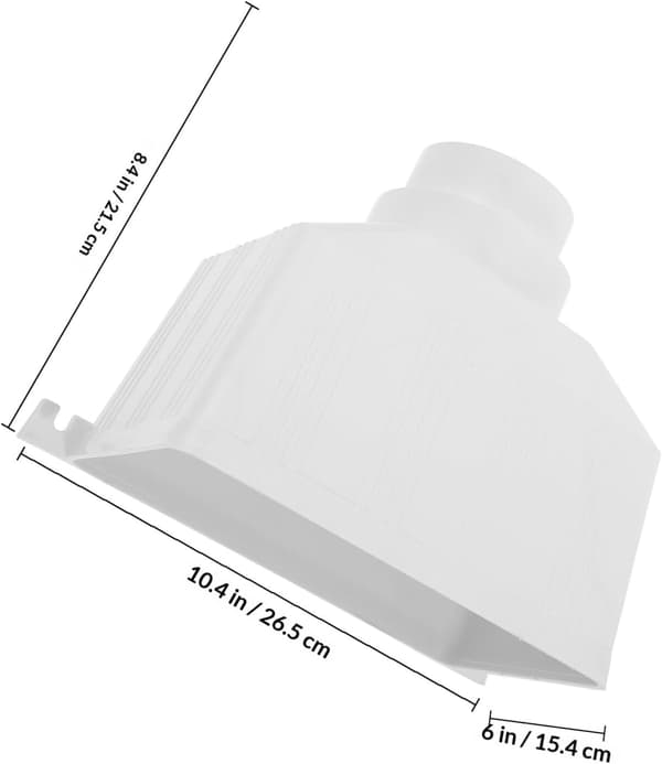 Nedløbsrør Drænforbindelse PVC 110X75Mm Lækagesikker Regnvandsrendeafleder