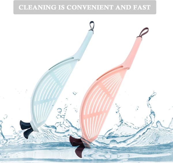 3 stk. risvasker i plast med hul design, PP-elastomer materiale, komfortabel