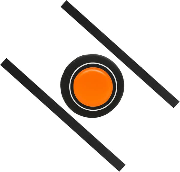 Väggmonterad boxningsdyna, robust PU-sparkkudde med livfullt orange överdrag