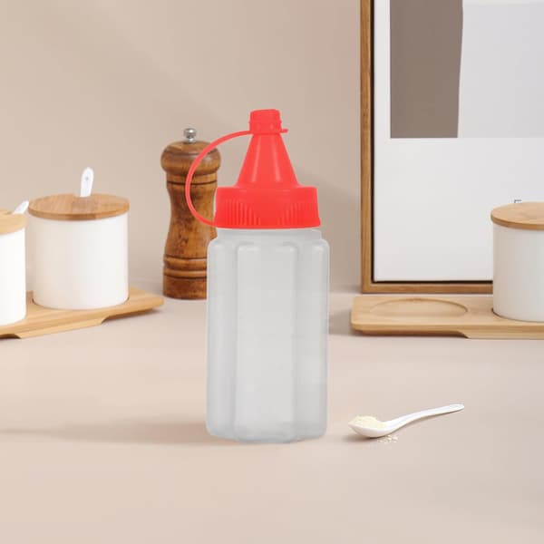 4 stk. Mini Klemflasker for Krydder, Salatdressingdispensere med Skrukorker