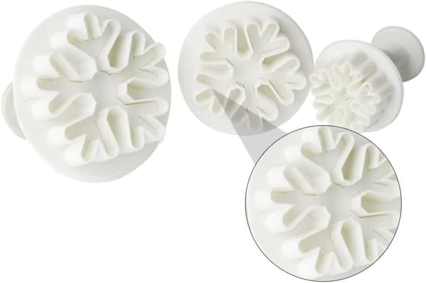 6 stk silikonkjeksform DIY kakeform julekake non-stick premium silikonmateriale