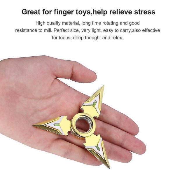 Zinklegering Stress Reducer Juvenile Toy Finger Toy Tri-spinner Hand Spinner