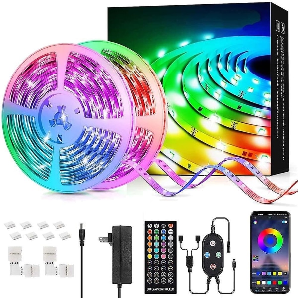 LED-lysstripe 5050 SMD 20m Smart RGB Tape