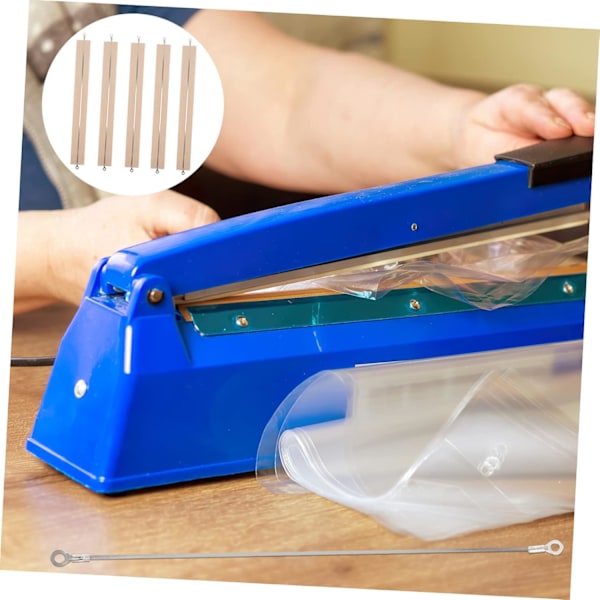 2 sett varmeforseglingsmaskin erstatningsstrips forseglingselement
