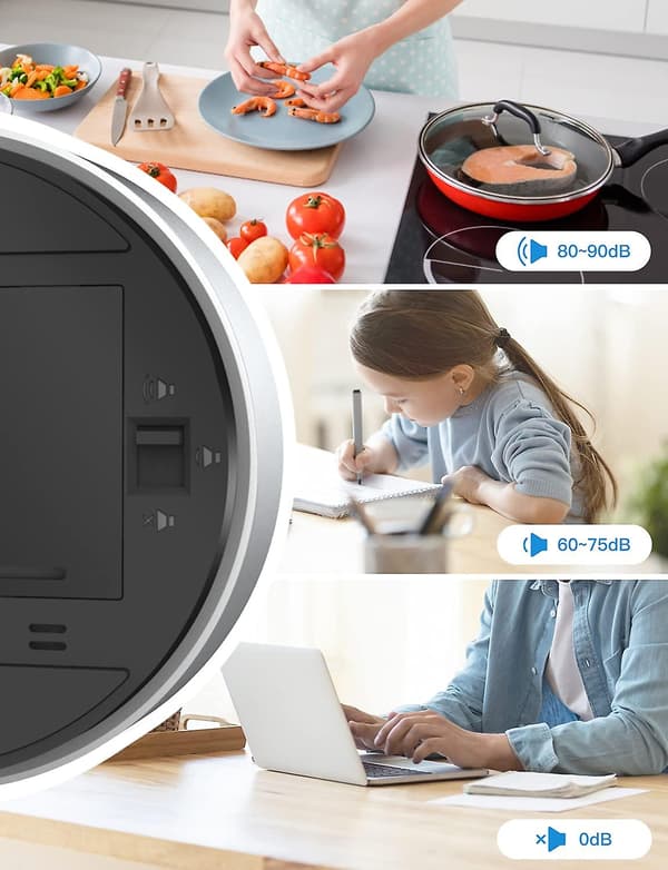 Køkken Timer Digital Magnetisk Nedtællingstimer 99 Minutter Max