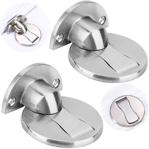 2 Pieces Magnetic Adjustable Door Stopper Strong Magnetic Door Stopper