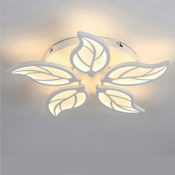 55cm Ø Flush Mount Lampe i Moderne Design med Akryl Blomster