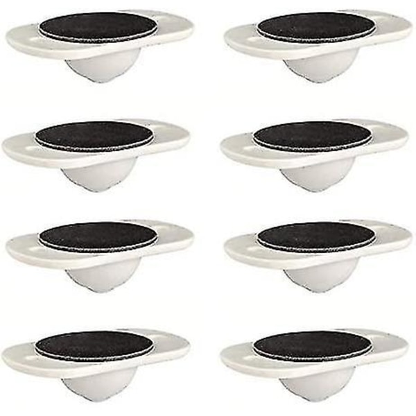 8 stk Lim-type Universal Hjul 360 Graders Rotasjon Oppbevaring