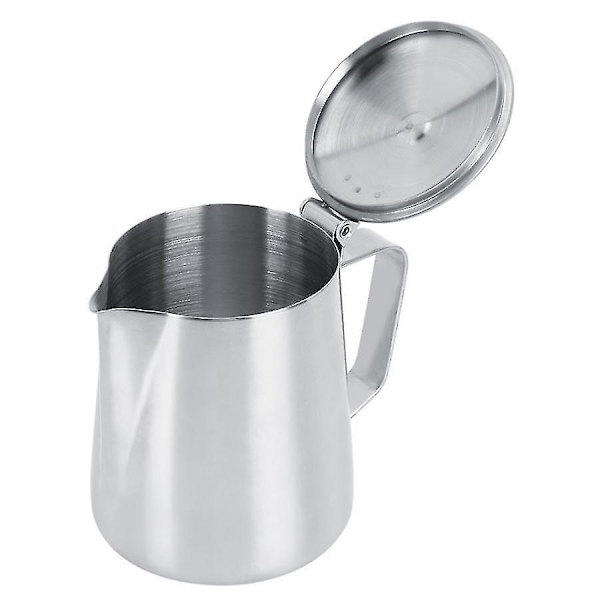 350ml Melkekanne i rustfritt stål, skummende kopp for kaffe, kaffekrus