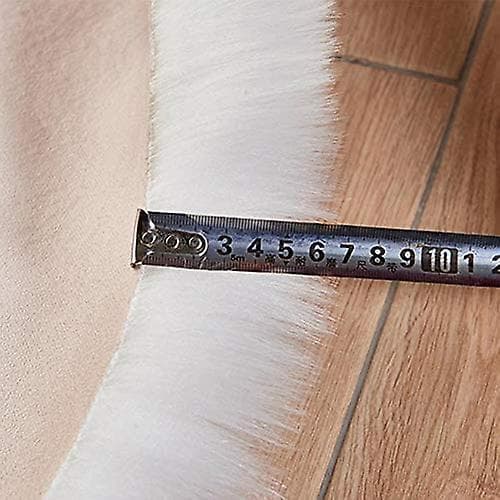 Kunstfleece Sædepuder Fluffy Blød Langhaar Dekorative Stol Pude Sofa Måtte