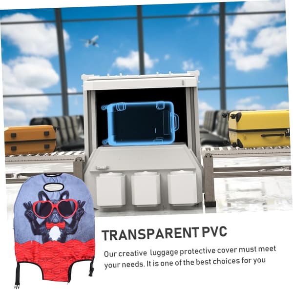 Bagageskydd Vagnskydd Elastiskt Polyester Resväskskydd