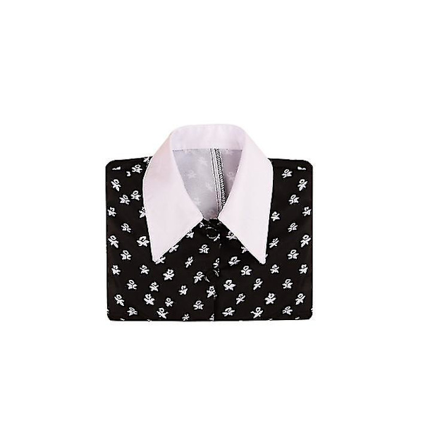 Pige Wednesday Addams Kostume til Børn og Voksne med Paryk og Ærmer 150