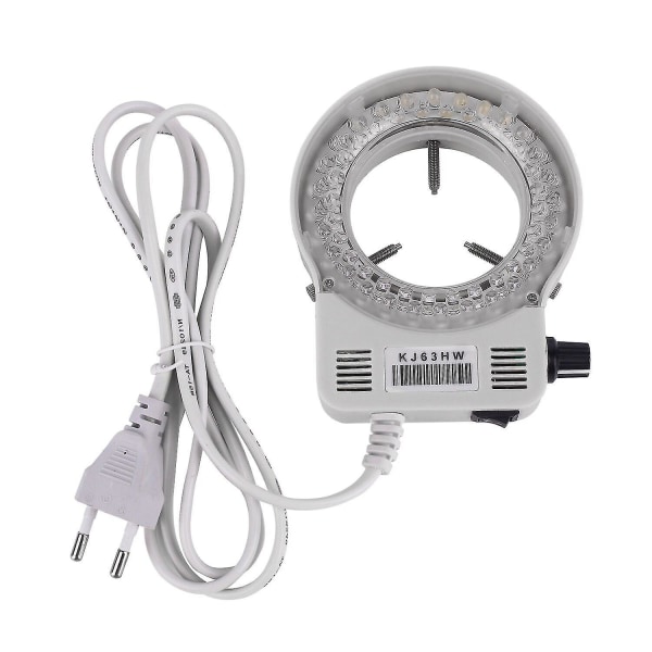 Justerbar LED-ringlys for mikroskopbelysning