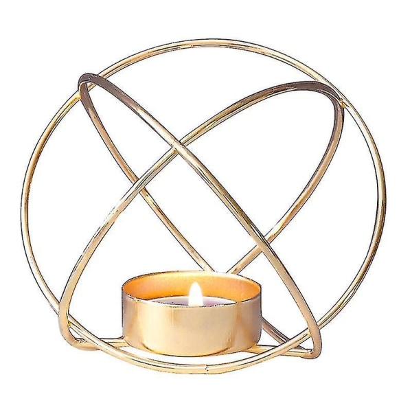 Pohjoismainen minimalistinen geometrinen takorautainen kynttilänjalka koristelu Luova ravintola Candlelight Di