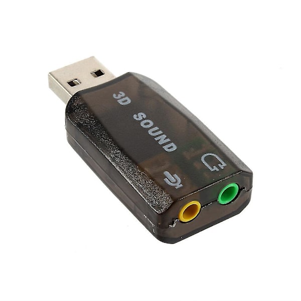 USB2.0-äänentoisto-kuulokemikrofonin liitäntäsovitin