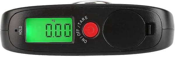 Digital Vektskål Digital Haker Vektskål Lcd Elektronisk Lomme Bagasje Vektskål Balanse Fiske Vektskål (svart) (1 stk)