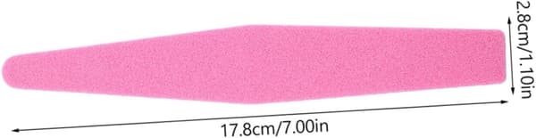 20 stk. bærbare dobbeltsidede neglefile svamp neglebuffere til manicure
