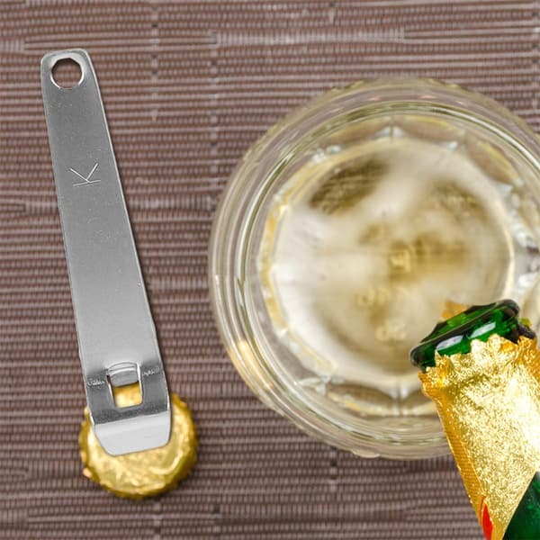 8 stk. flaskeåbner i rustfrit stål til bar, bartender, mini oral væskeflaskeåbner