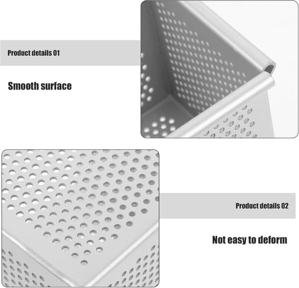 Mini firkantet brødform med lokk, brødform i aluminiumslegering for baking, trygg å bruke