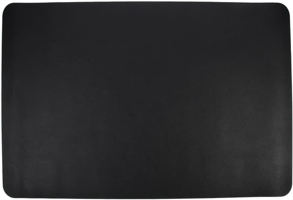 Stor svart musematte 60x40cm Overdimensjonert skrivebordsmatte med håndleddsstøtte