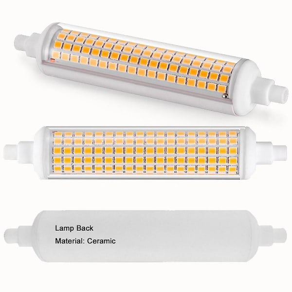 2 stk. Dæmpbare R7s LED-pærer 13W J-type 118mm Erstatter Halogen