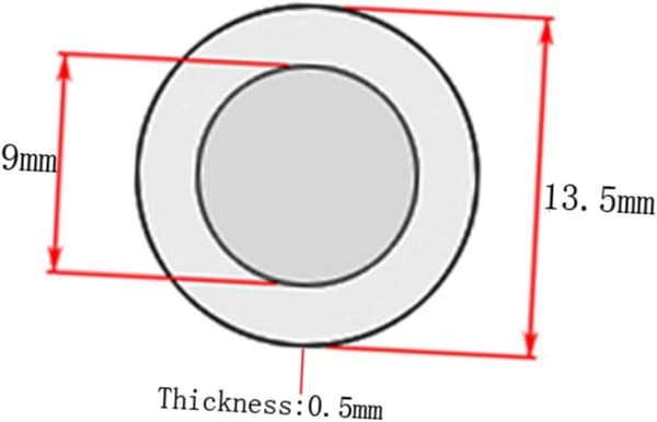 50 st silverplatta brickor innerdiameter för gitarrbricka instrumentmuttersats