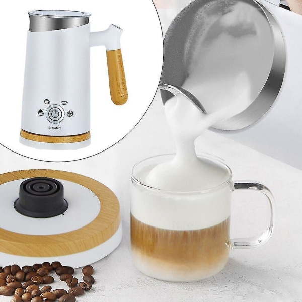 Elektrisk Varm Kald Melkeskummer Latte Foam Maker Coffee Home