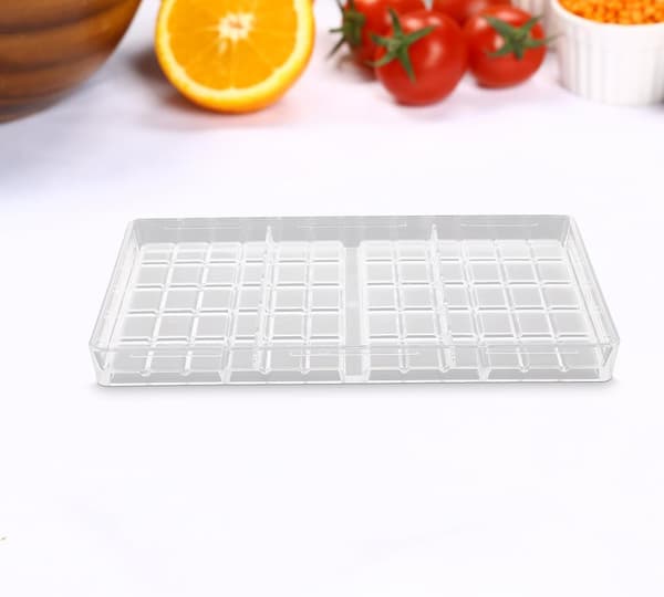 Sjokoladefremstillingssett Lett Non-Stick PE Multi-Grid Design Liten Sjokoladeform