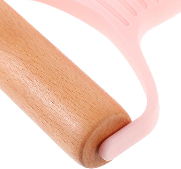 Deigkjevle med doble ender, kjevle for bakverk, tre og plast, dobbeltsidig design
