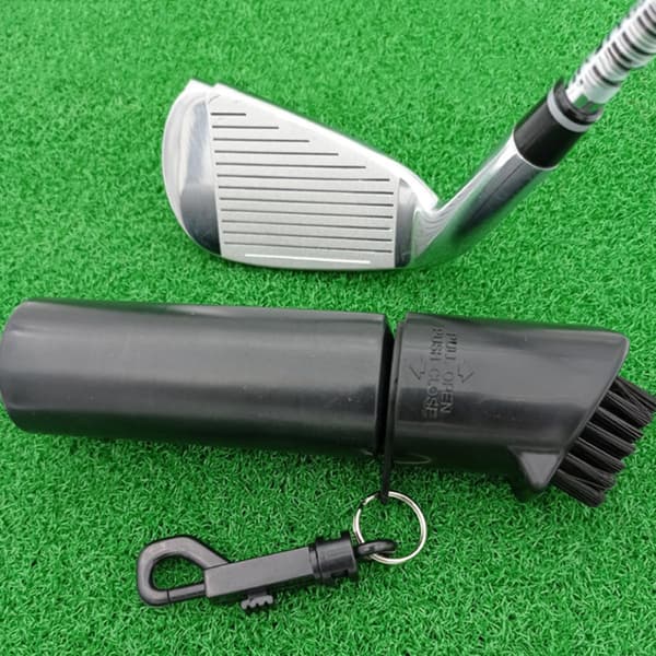 Golfmailaharja vesisuihkulla, kevyt, musta, mailanpesuri