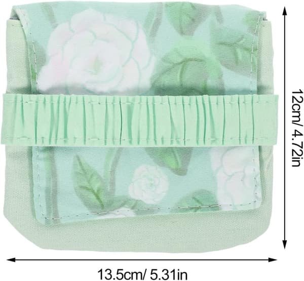 Sanitærbindpose Kvinner Reiseveske Menstruasjonsveske Tampongholder Vaskbare bind for kvinner