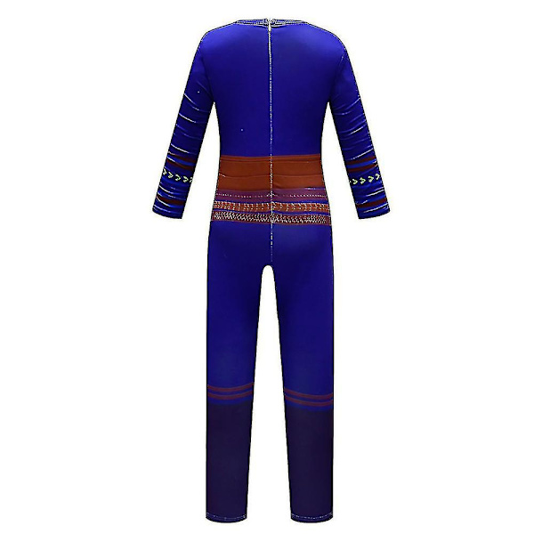 5-9 År Barnlig Mærkeligt Kostume Jumpsuit + Kappe 5-6 Years
